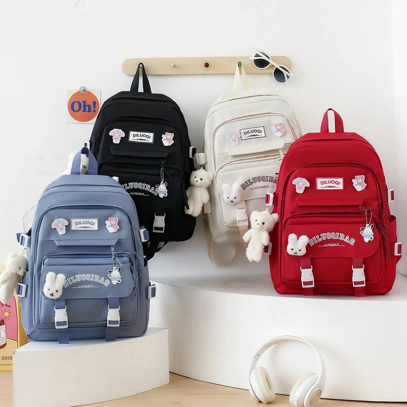 Backpacks Tuition Bag Pencil Case Crossbody Bag High Capacity School Bags 2024 Hot Sale for Girls and Boys Mochilas Escolares