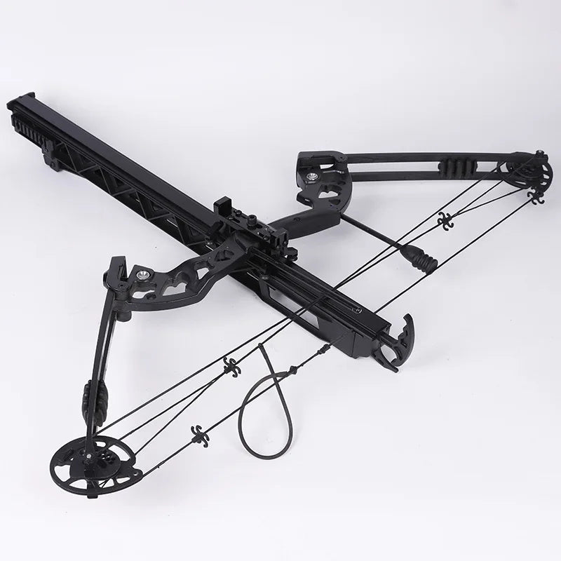Powerful Slingshot Compound Bow Metal Hunting Catapult Continuous Fire Accessories Steel ball and Arrow for Fishing and Shooting