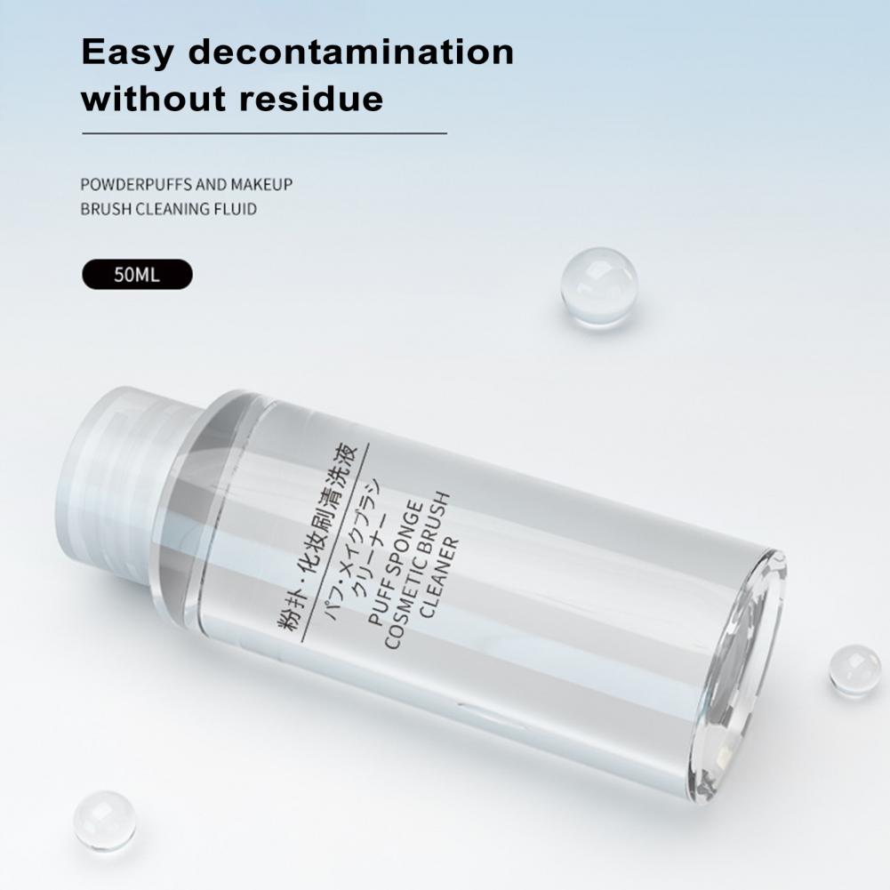 Makeup Tool Cleaner Makeup Brush Solution Efficient Makeup Brush Cleaner Puff Cleaner Beauty Eggs Cleanser Washing Fluid 50/80ML