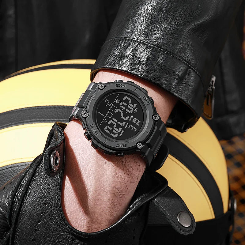 Digital Sports Watch for Men Waterproof Luminous Men's Sport Watches Alarm Clock Military Kids Student Electronic Watches ﻿