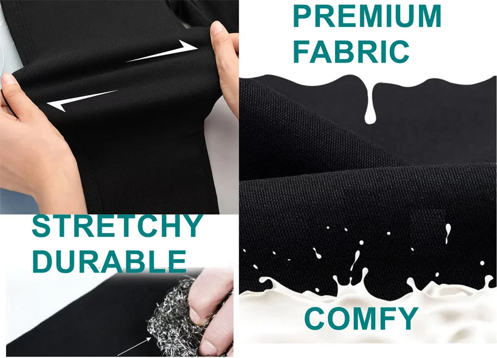 Women  Stretchy Capris Pants Elastic Waist Comfy Skinny Cropped Jeans Pants Button Front Casual Breathable