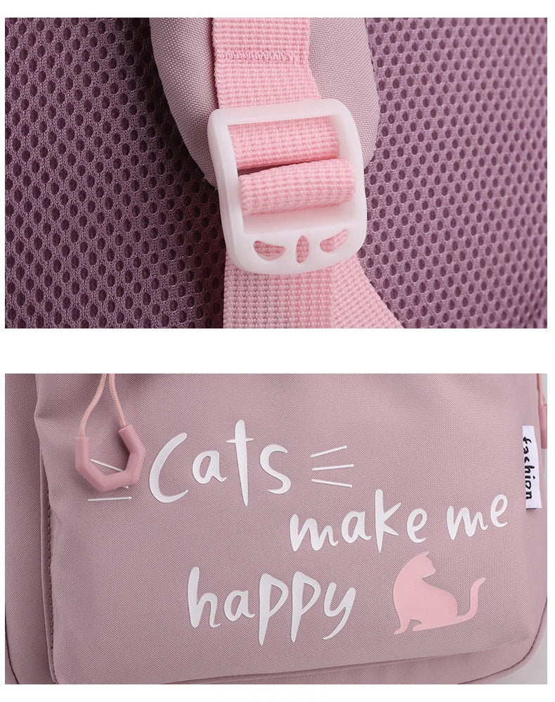 Backpack School Bag Girl Back Pack For Children Kid Child Teenager Female Class Schoolbag Primary Women Bagpack Teen Bookbag Kit
