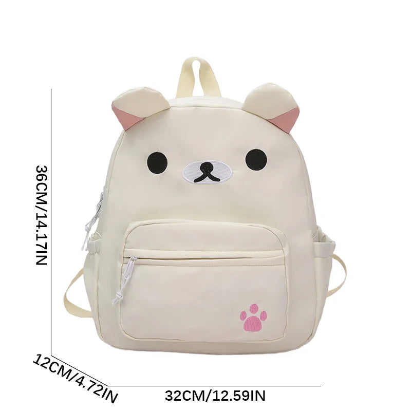 Students Schoolbag Tutoring Bag Large Capacity Knapsack Waterproof Outdoor Travel Backpack Tote Gift