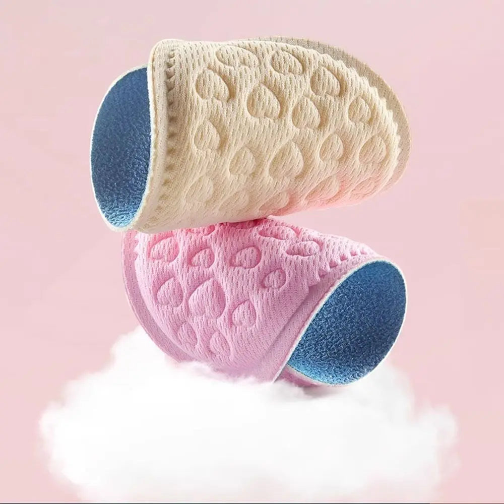 Soft Forefoot Pads Comfortable Sweat-wicking Half Insoles Wear-resistant Breathable Women Shoe Insoles Foot Care