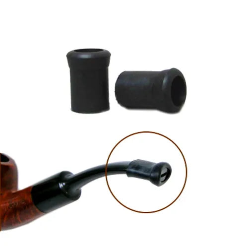 20Pcs Smoking Pipe Mouthpiece Rubber Protective Case 17/11mm Protection Ring for Tobacco Pipes Smoking Tip Assceeories
