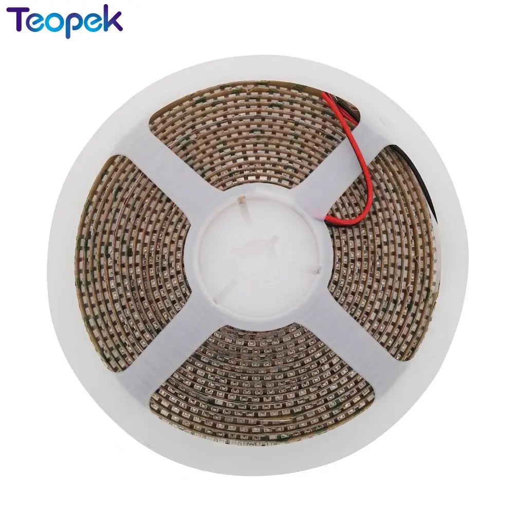 LED Strip 2835 240 LEDs/m DC12V 24v High Brightness 1200 LED Single Row Flexible LED Light Warm White / White RGB 5m/lot