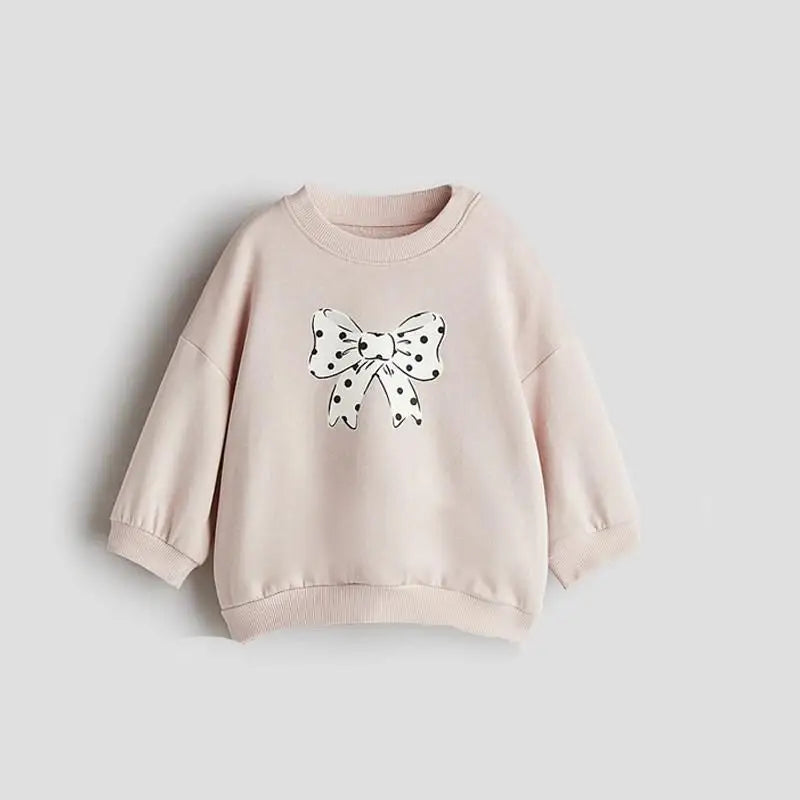 2024 New Spring Autumn Bobo Baby Boys Girls Tops Clothes Cotton Hooded Sweatshirt Kids Casual Sportswear Children's Clothing