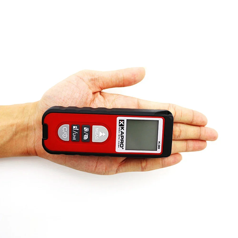 Kapro Laser Measure Distance Meter 30M Portable Digital Roulette  Backlight Range Finder Electronic Trena Laser Tape Rangefinder