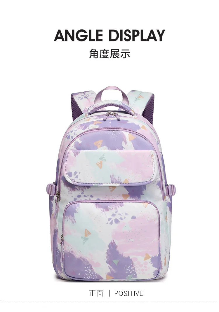 School Bags for Girls Set Waterproof Girls' School Backpack Pencil Cases Lunchbox Aesthetic Class Bags Designer Luxury Back Pack