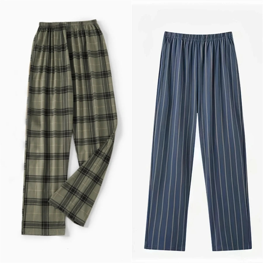Pajama Pants Men's Spring and Autumn Loose Casual Trousers Home Pants Men's Home Pants Can Be Worn Outside