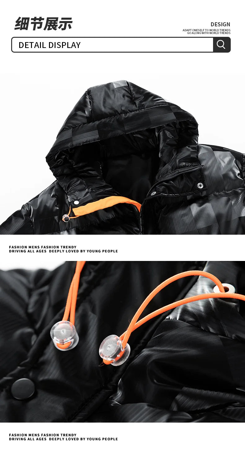 Men's winter jacket waterproof Cotton coat New style parkas hooded jacket Men's windproof thick warm man's fashion parkas