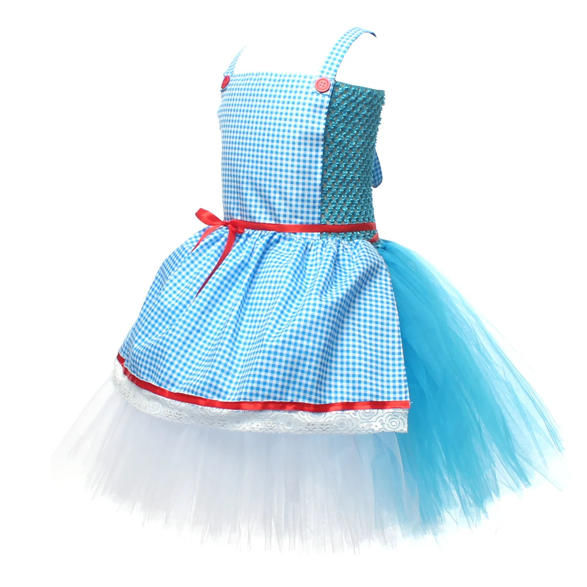 Kids Girls Halloween Costume Wizard of Oz Scarecrow Tin Man Lion Witch Princess Tutu Dress Role Play Party Stage Dress Outfit