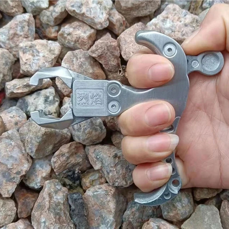 1Pc Stainless Handheld Slingshots Release Device Slingshots Release Grip Fish Darts Catapult Triggers