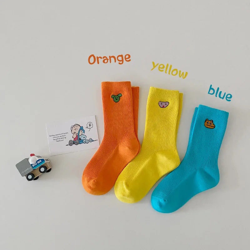 Clearance Sale 3 Pairs/Lot Spring Autumn Baby Children's Socks Multiple styles Girls Socks Boys Sports Socks