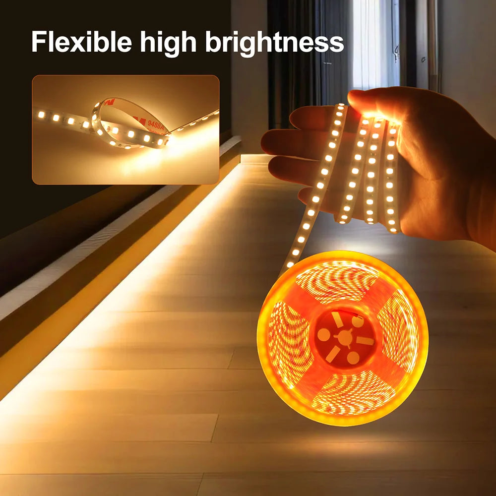 LED Strip Light RA98 5mm 8mm PCB 5m 10m 24V 2835 120 240 LEDs Flexible Adhesive Tape 2700K 3000K 3500K 4000K 5000K 6000K Decor