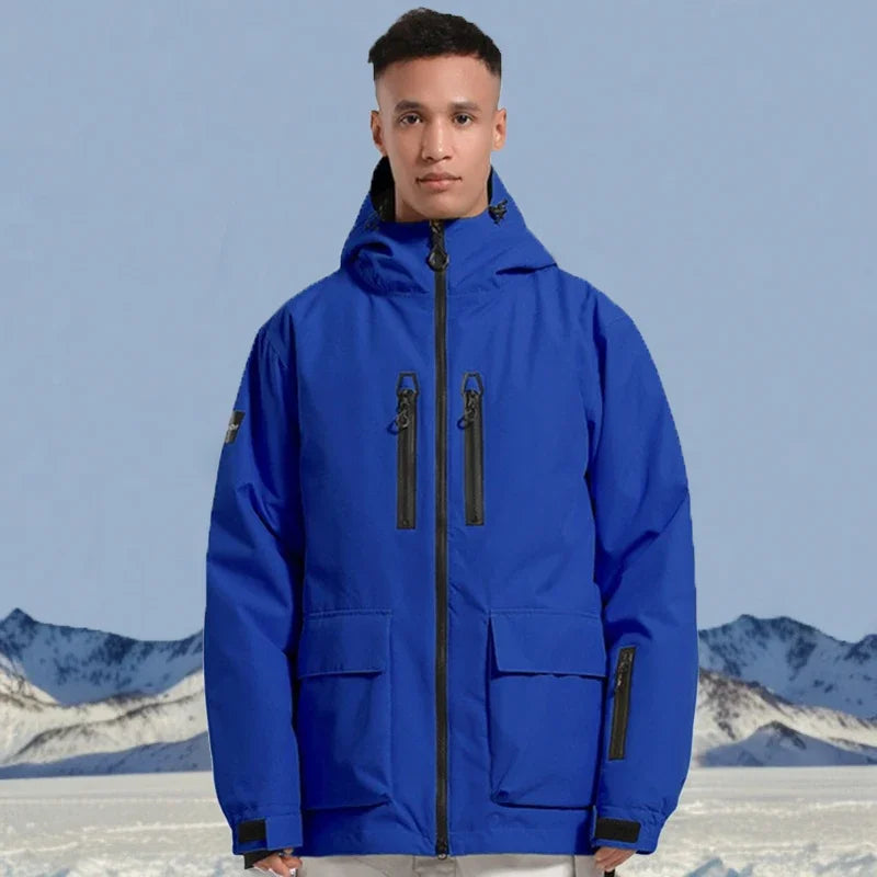 Winter New Skiing Jackets Thickened Warm Winter Clothes Outdoor Sport Waterproof Jackets Loose Couple Snow Coats Snowboard Tops