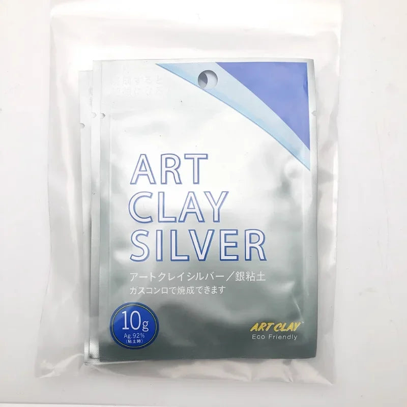 Sterling Silver Clay DIY Silver Jewelry Ring Bracelet Necklace Handmade Creative Silver Jewelry Production Special Clay Material