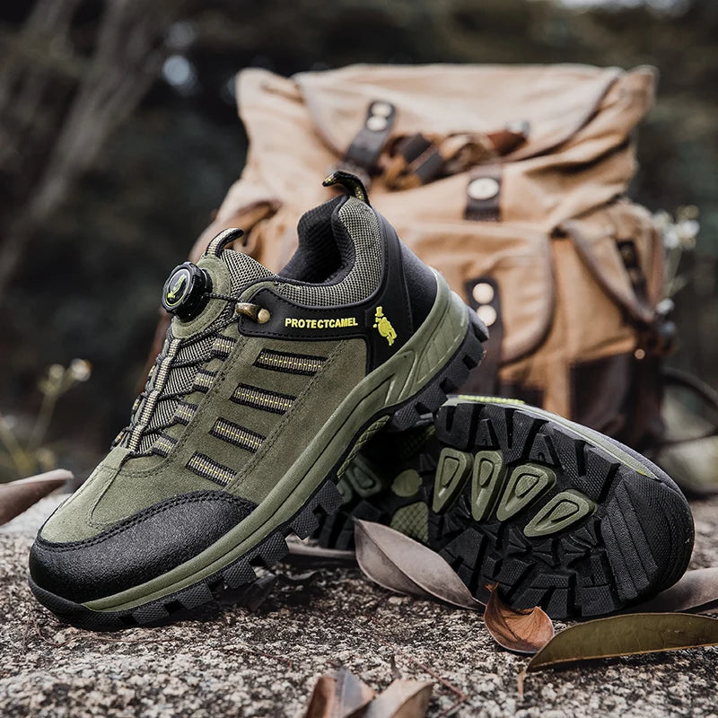 Men Casual Leather Shoes Classic Waterproof High Quality Shoes Women Climbing Shoes Outdoor Sneakers Trekking Leather Footwear