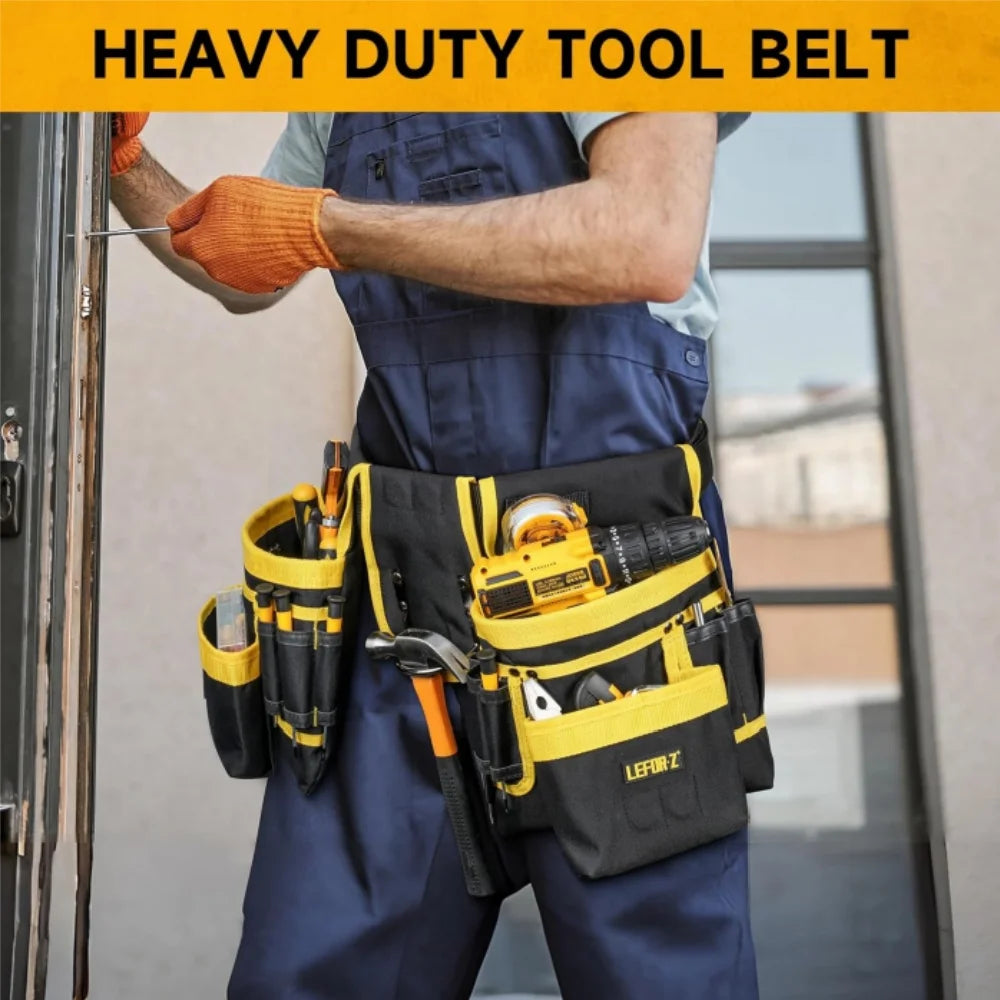 Tool Organizer Bag Toughbuilt Magnetic Electrician Tools Waist Pack, Adjustable Tool Pouch for Repair,work Tool Pouch Storage