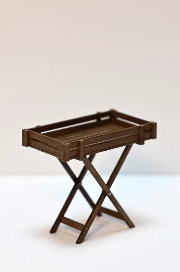 French Storage Furniture Set  StowCraft Realistic 9-Grid Cabinet Folding Garden Table Storage Display Unit 1/6 Dollhouse Diorama