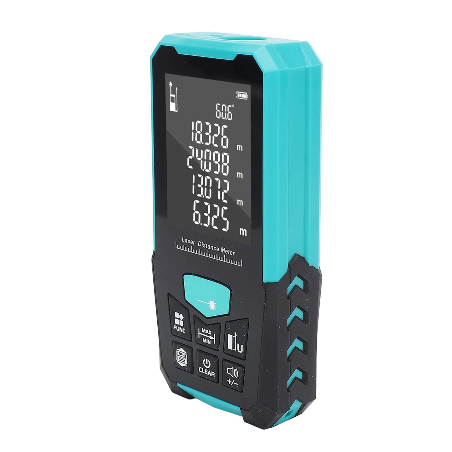 Distance Measure Large Backlit Display Meter 50M Compact Measurement Tool Device USB Rechargeable Voice Broadcast Distance Meter