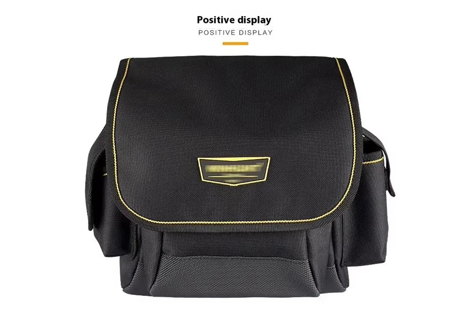 Tool Pouch - Electrician Tools Bag,Multic Pockets Tool Belts Pouches with Cover ,Thickened Oxford Cloth Belt Bag Pouch Bag WH018