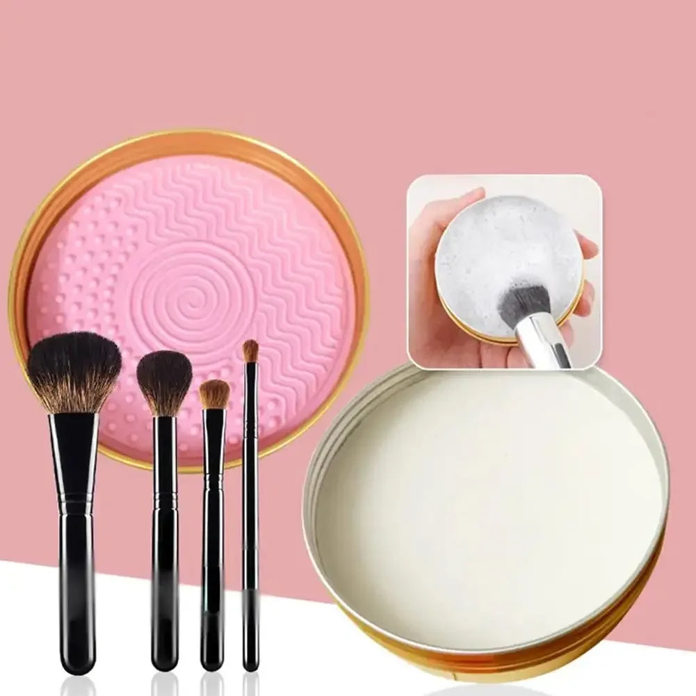 Natural Makeup Brush Cleaner Soap Multi Functional Washing Outdoor Portable Cosmetics Travel Beauty Cleaner Tools Reusable