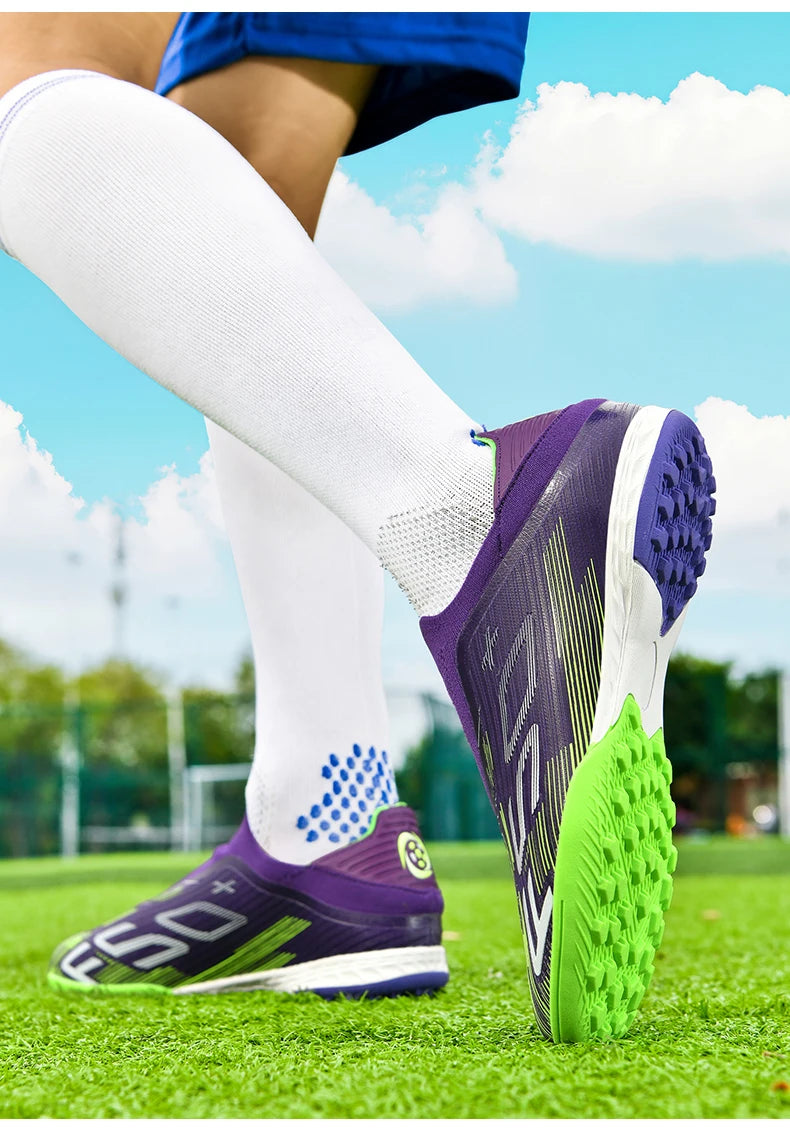 High Quality Mens Football Boots F50 Youth FG/TF Training Studded Fast Soccer Cleats Boys Non Slip Football Shoes for Man 35-45