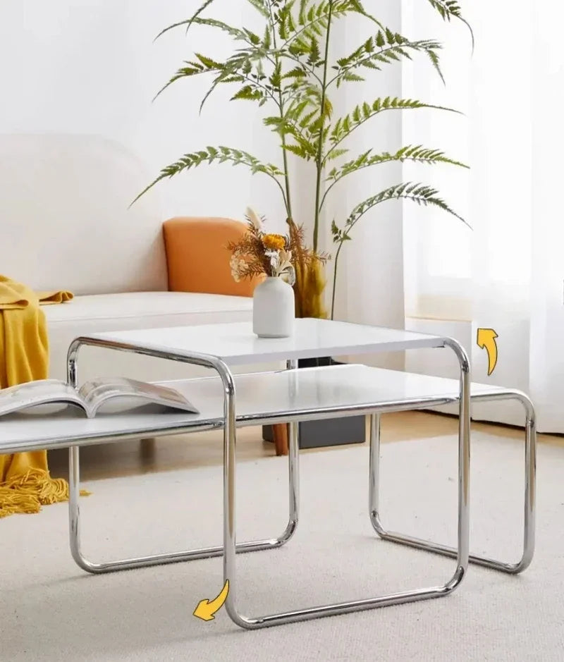 Living Room Sedentary Coffee Table Modern Design Metal Unique Coffee Table Advanced Sense Nordic Mesa Centro Home Furniture