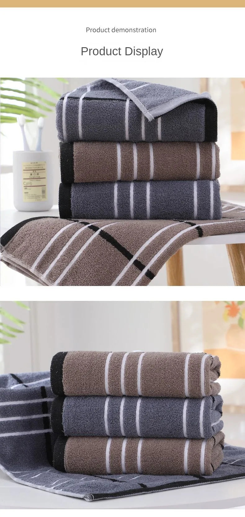 40*90cm Lengthened Bath Towel Cotton Adult Plus Size Thickened large body bath towels Absorbent Soft Big Towel Bathroom supplies