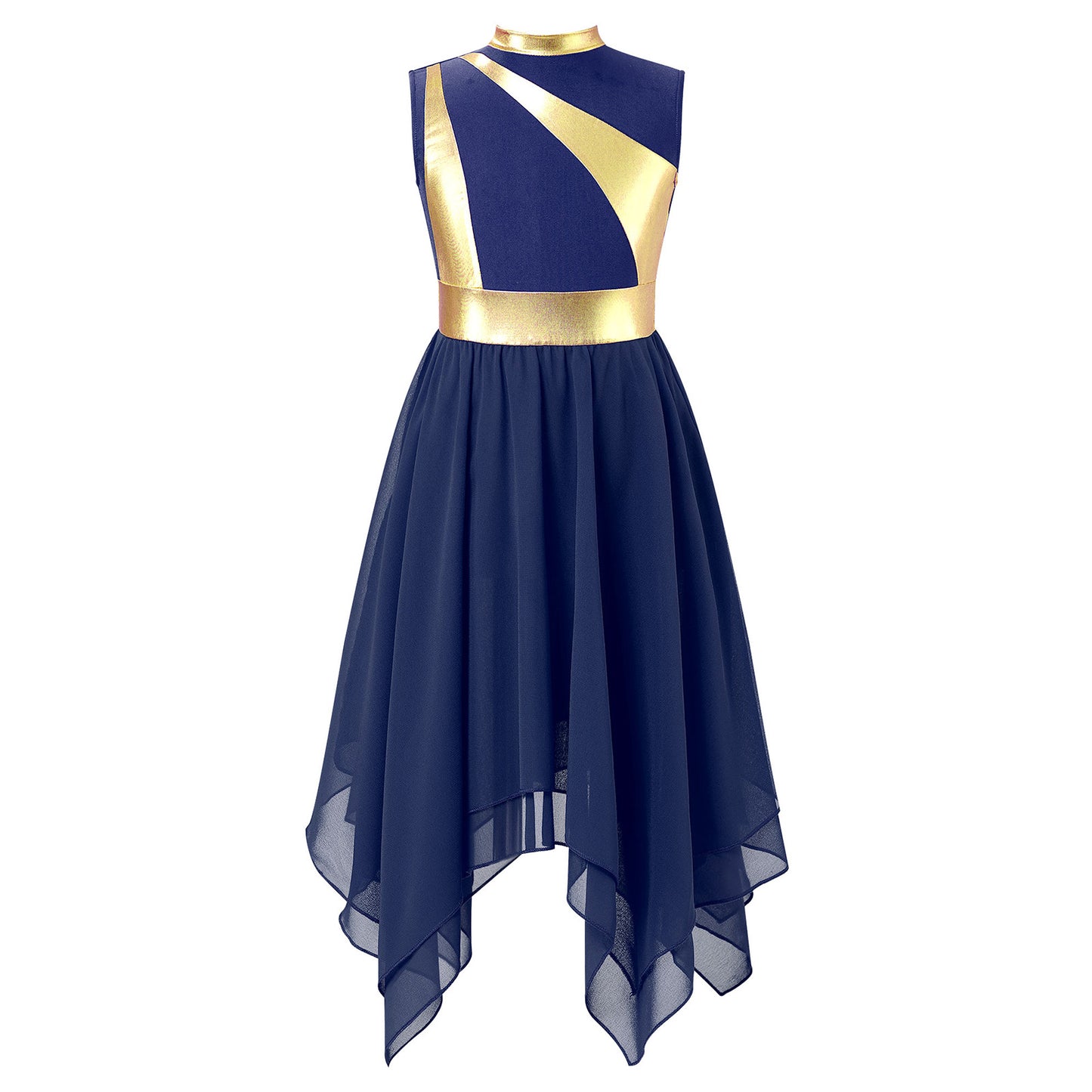 Kids Girl's Dress Praise Lyrical Dance Costume Children's Worship Dresses for Liturgical Celebration of Spirit Stage Dancewear
