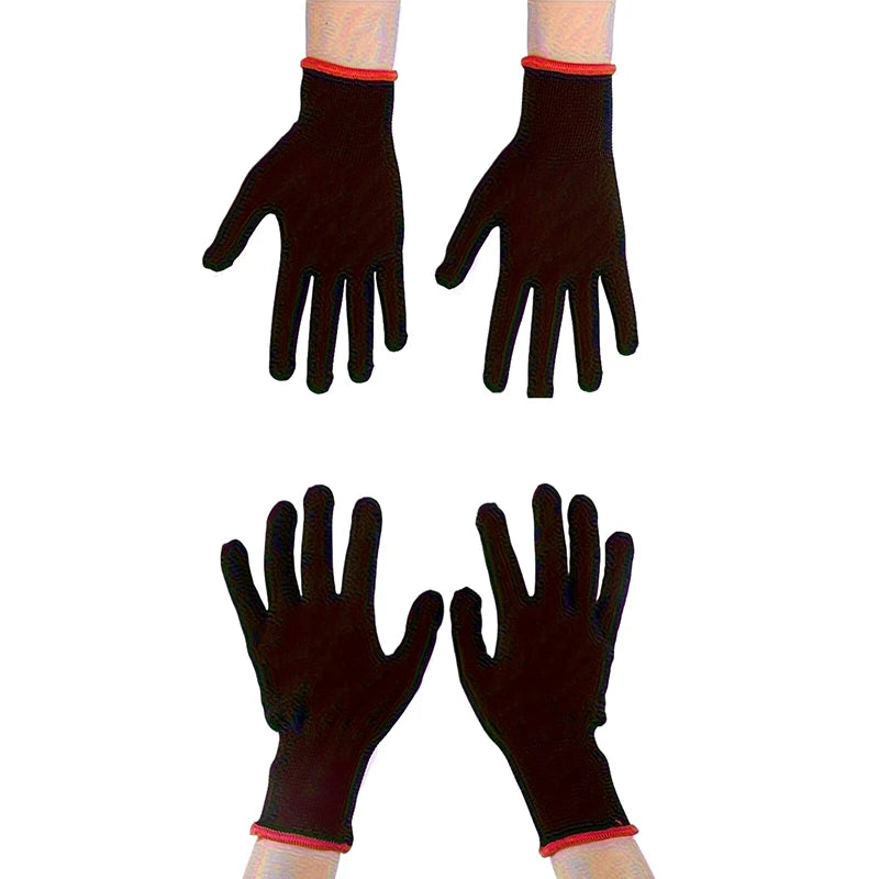 6Pairs Breathable Nylon Garden Work Gloves Without PU Coating And Silicone Not Waterproof Durable For Excavation And Planting