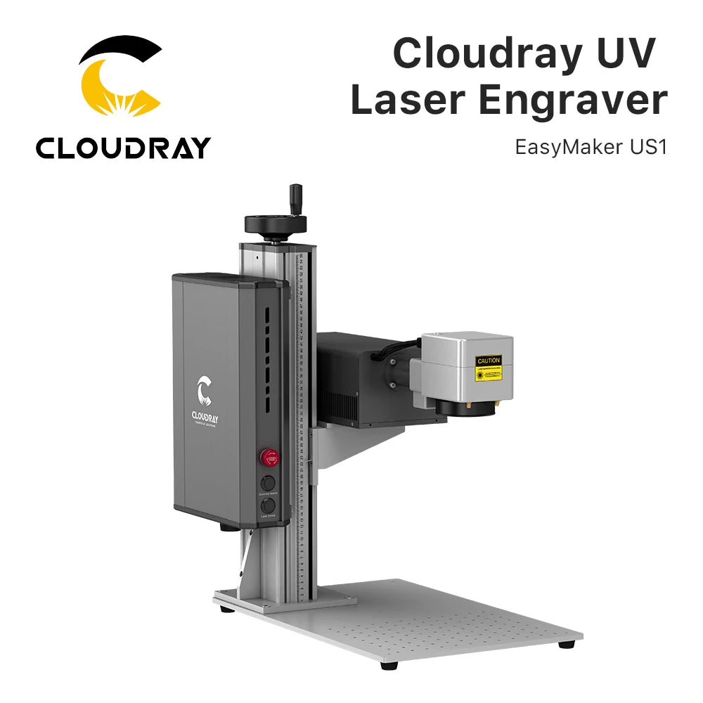 Cloudray UV Laser Marking Machine 5W Marking Plastic Glass Wood Fabric Jewelry Gold Silver for DIY Engrave Laser Machine