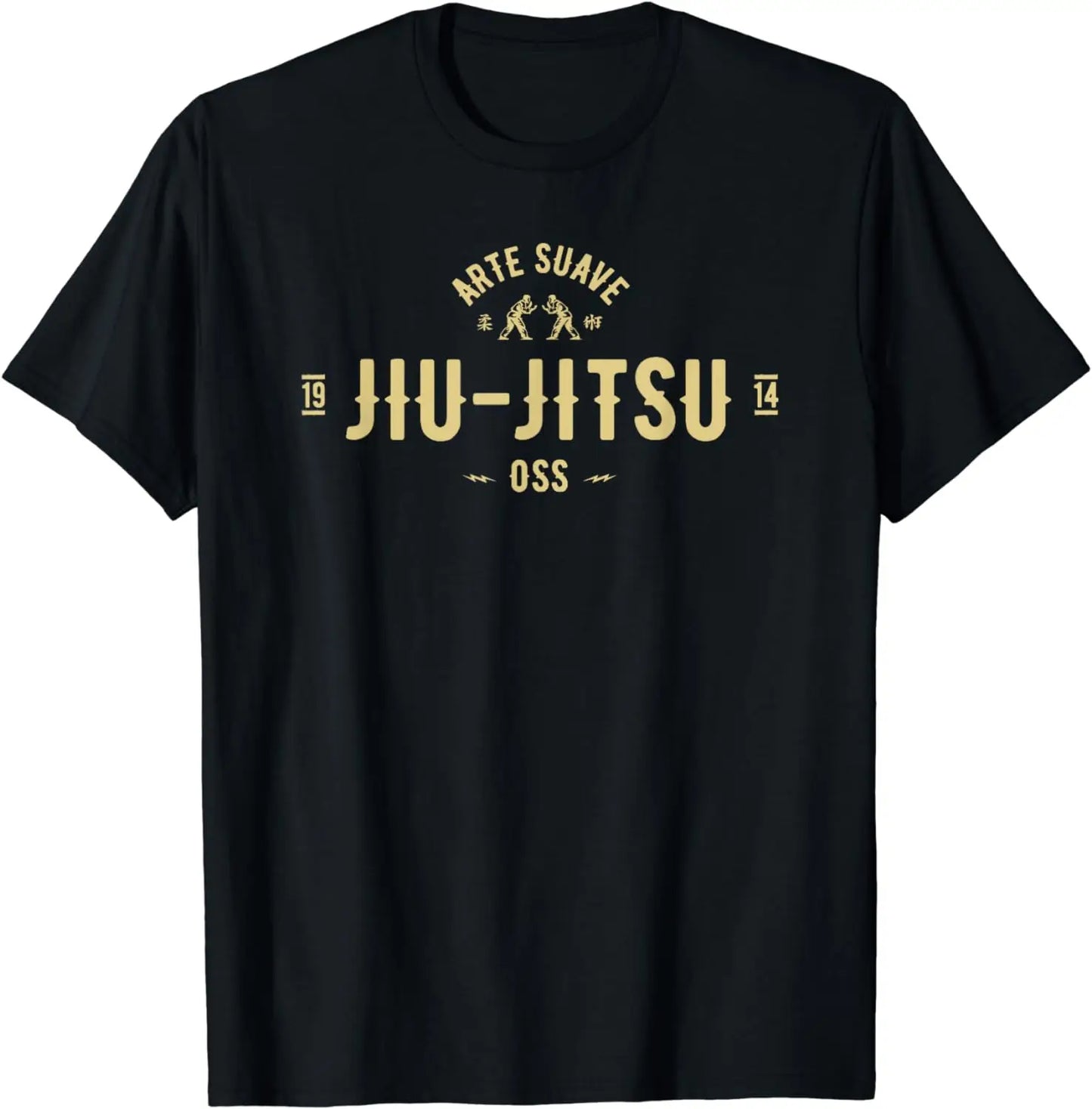 Brazilian Jiu Jitsu Shirt Arte Suave Oss Tshirt BJJ T Shirt T-Shirt  Men Clothing Tops  Streetwear  Camisetas  Vintage T Shirt