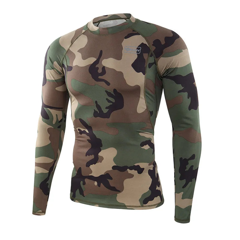 Thermal Underwear Men Winter Fleece Warm Tights Compression Quick Drying Thermo Lingerie Set Long Johns Man Camouflage Clothing