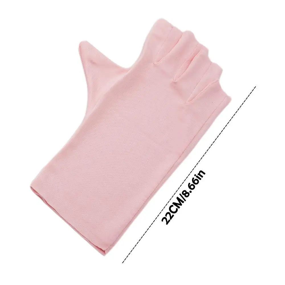 Women Sunscreen Gloves Fingerless Gloves Summer Sunscreen UV Protection Multicolor Gloves Woman Driving Glove Female Touchscreen