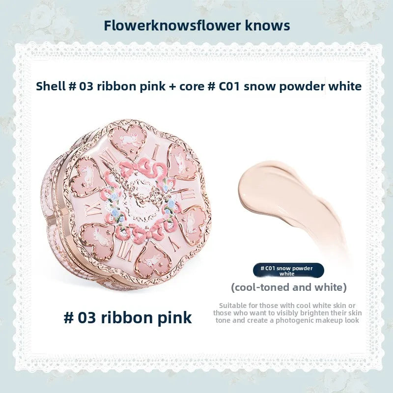 [New Product] Bonnie Garden Flower Knows Air Cushion Powder Delicate Skin Concealer Makeup