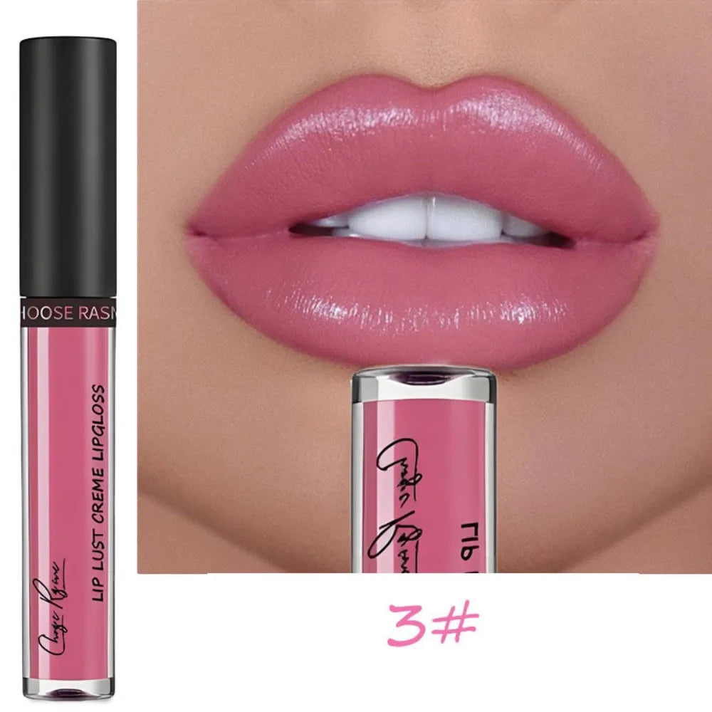 12 Colors Sexy Women Lipstick Waterproof Long Lasting Moist Lip Gloss Vivid Colorful Lipgloss Women Makeup maquiagem