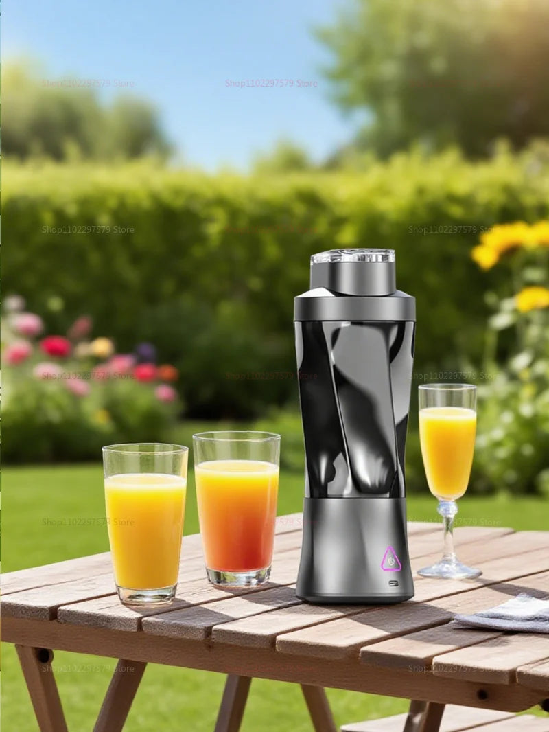 Portable Electric Blender Juicer USB Rechargeable Mini Smoothie Maker Multifunction Fruit Blender For Home Office Travel Usage
