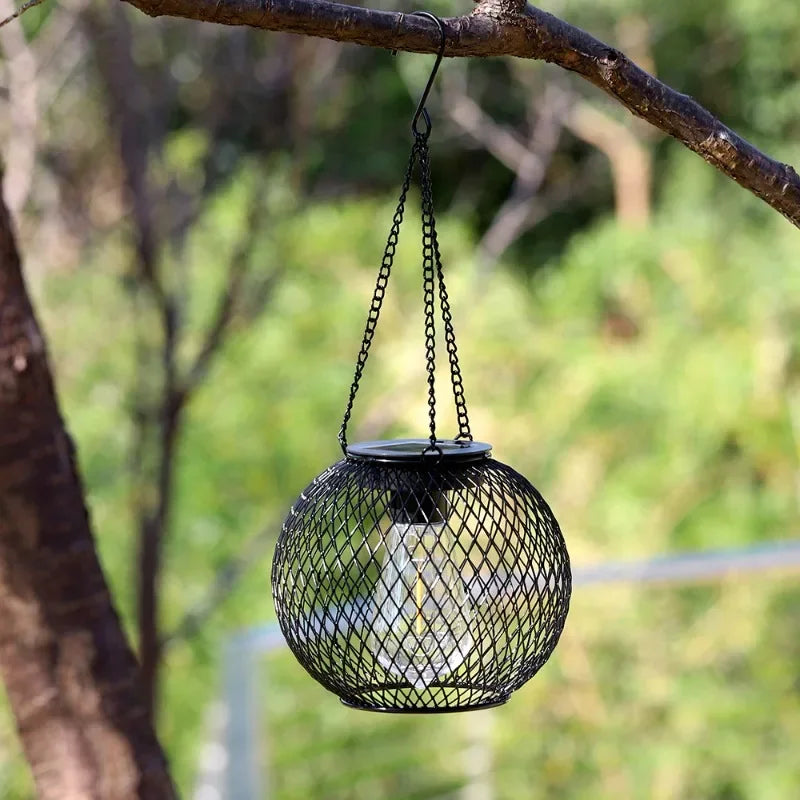 Solar Lantern Outdoor, Solar Lights for Outside Decorative Outdoor Hanging Lights Waterproof Solar Lanterns, yard garden lamp