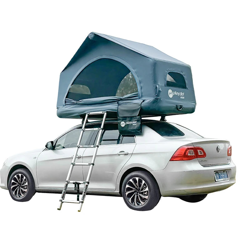 Inflatable Rooftop Tent Car Roof Tent Glamping Outdoor Tents Versatile Shell Wing Large Internal Lightweight Waterproof Rooftop