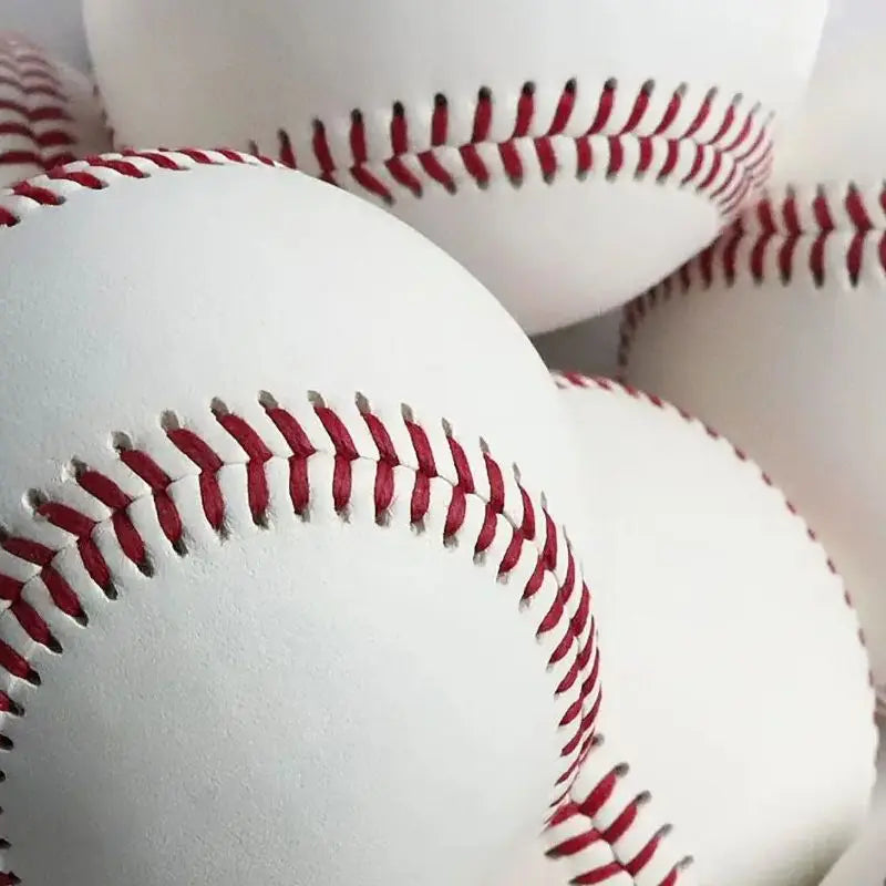 1/3pcs Handmade Baseball Nine Inch Game Training PVC Baseball Rubber Inner Soft Baseball Solid Foam Bouncy Ball Group Athletics