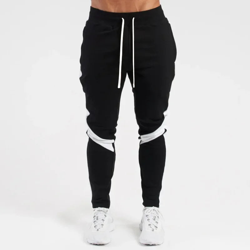 2025 Spring/Autumn New Men's Fashion Loose Casual Pants High Waist Striped Sports Breathable Small Foot Guard Pants