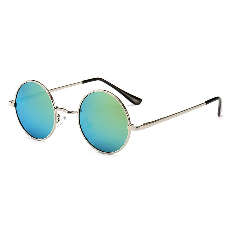 Round Polarized Sunglasses Men Women Retro Sun Glasses Male Female Brand Designer Metal Frame Eyewear Driving Eyeglasses UV400