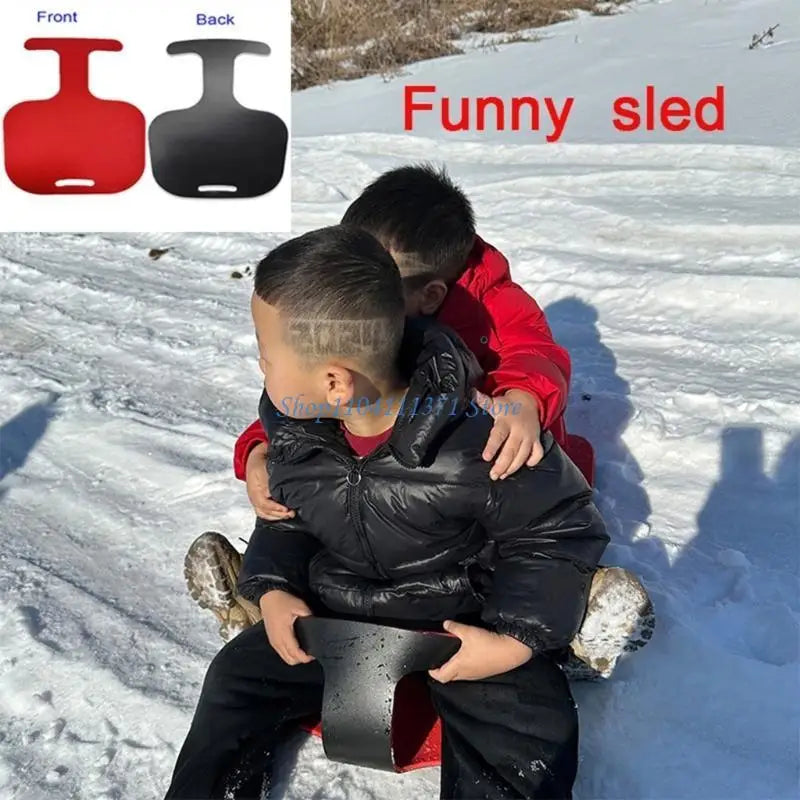 P9FC Snow Sledges Board, Kids Snow Sled Board with Handle Snow Sledges Disc Skiboard