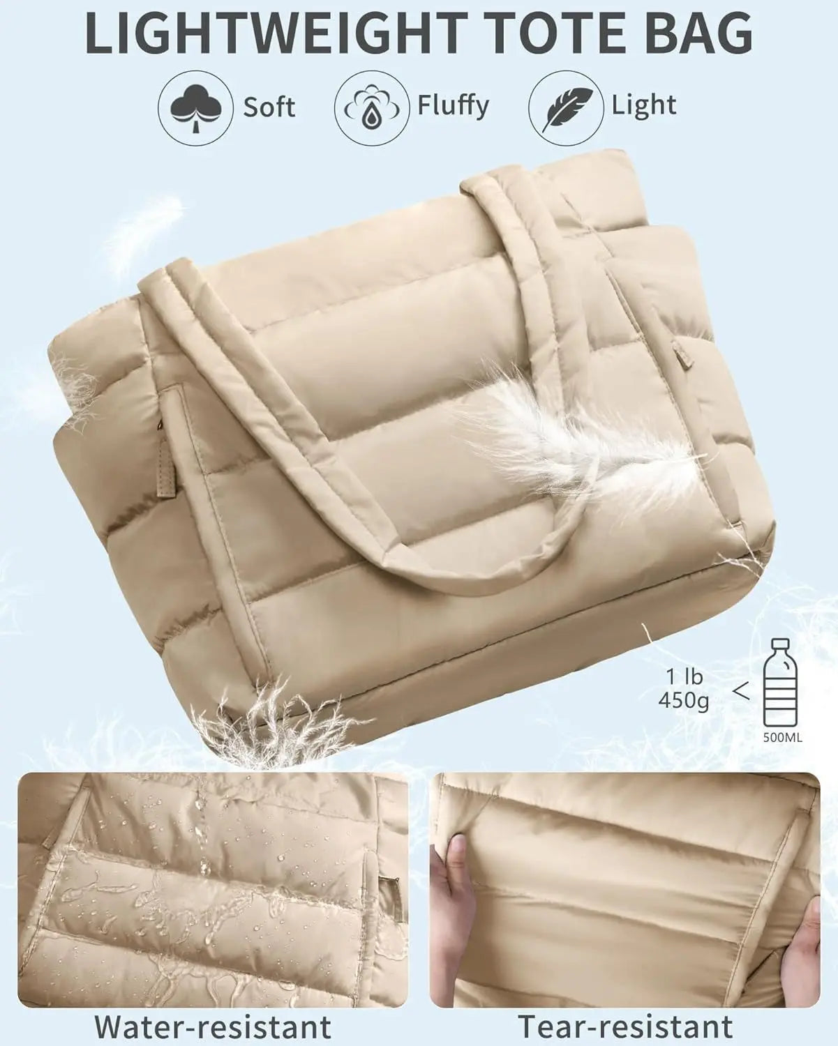 Women Tote bag large-capacity shoulder bag multi-functional travel toiletry makeup bag