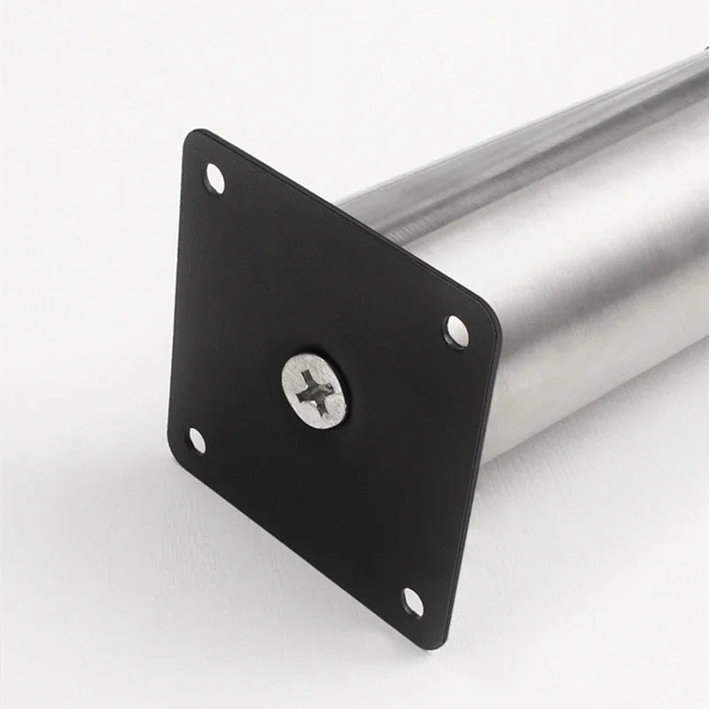 4Pcs 50mm-300mm Furniture Adjustable Cabinet Legs Stainless Steel Furniture Legs Cabinet Table Sofa Bed Feet Furniture Legs Feet