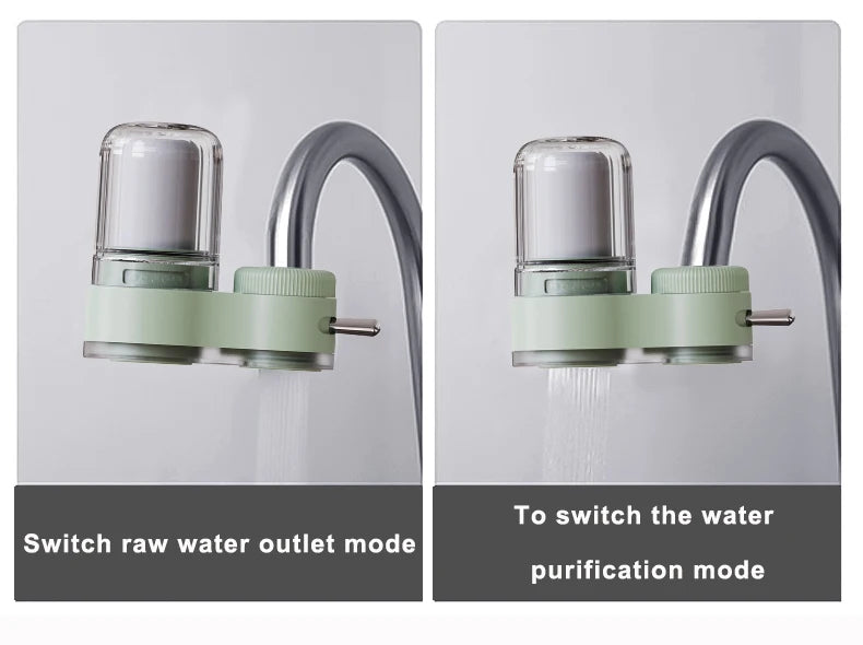 Healthy Faucet Water Filter System - Tap Water Purifier Filter Water Purifying Device For Home Kitchen ,Faucet Mount Filter