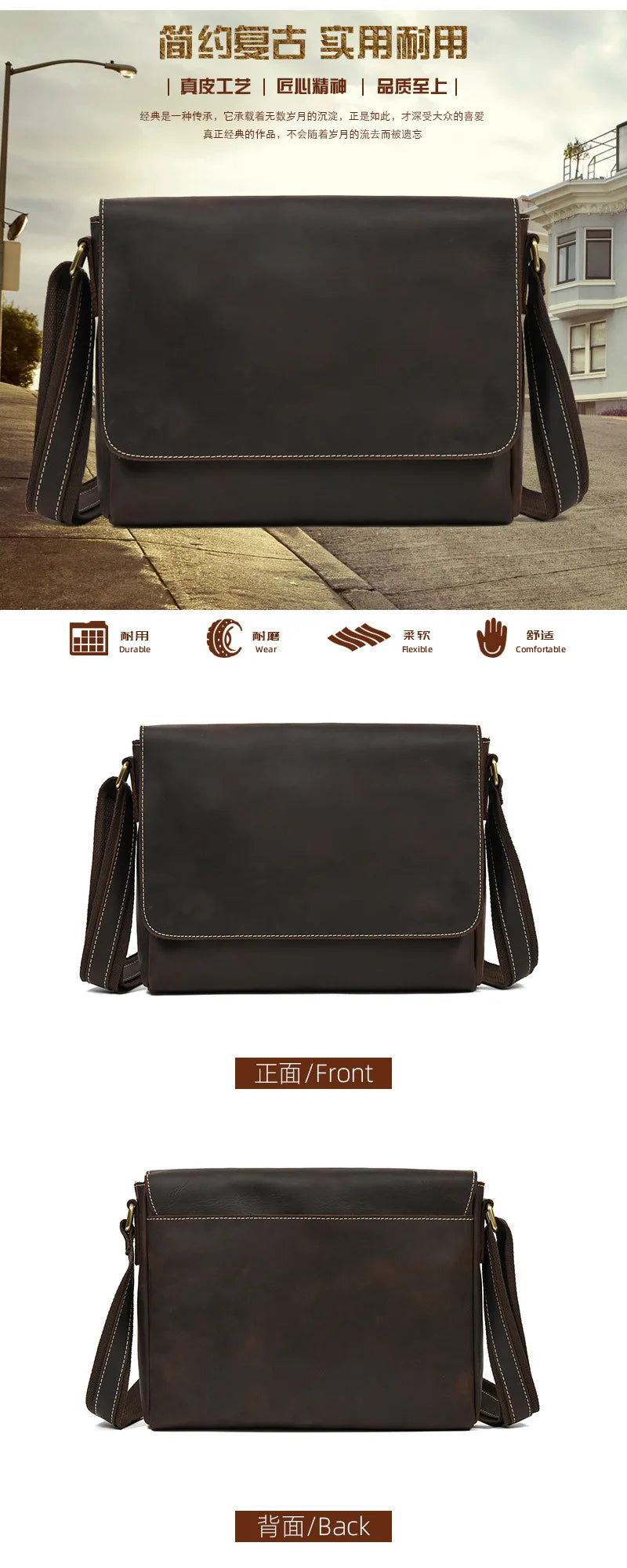 Genuine Leather Man Shoulder Bags Cow Skin Mens Casual Crossbody Bag Messenger Bag cross shoulder bag men leather