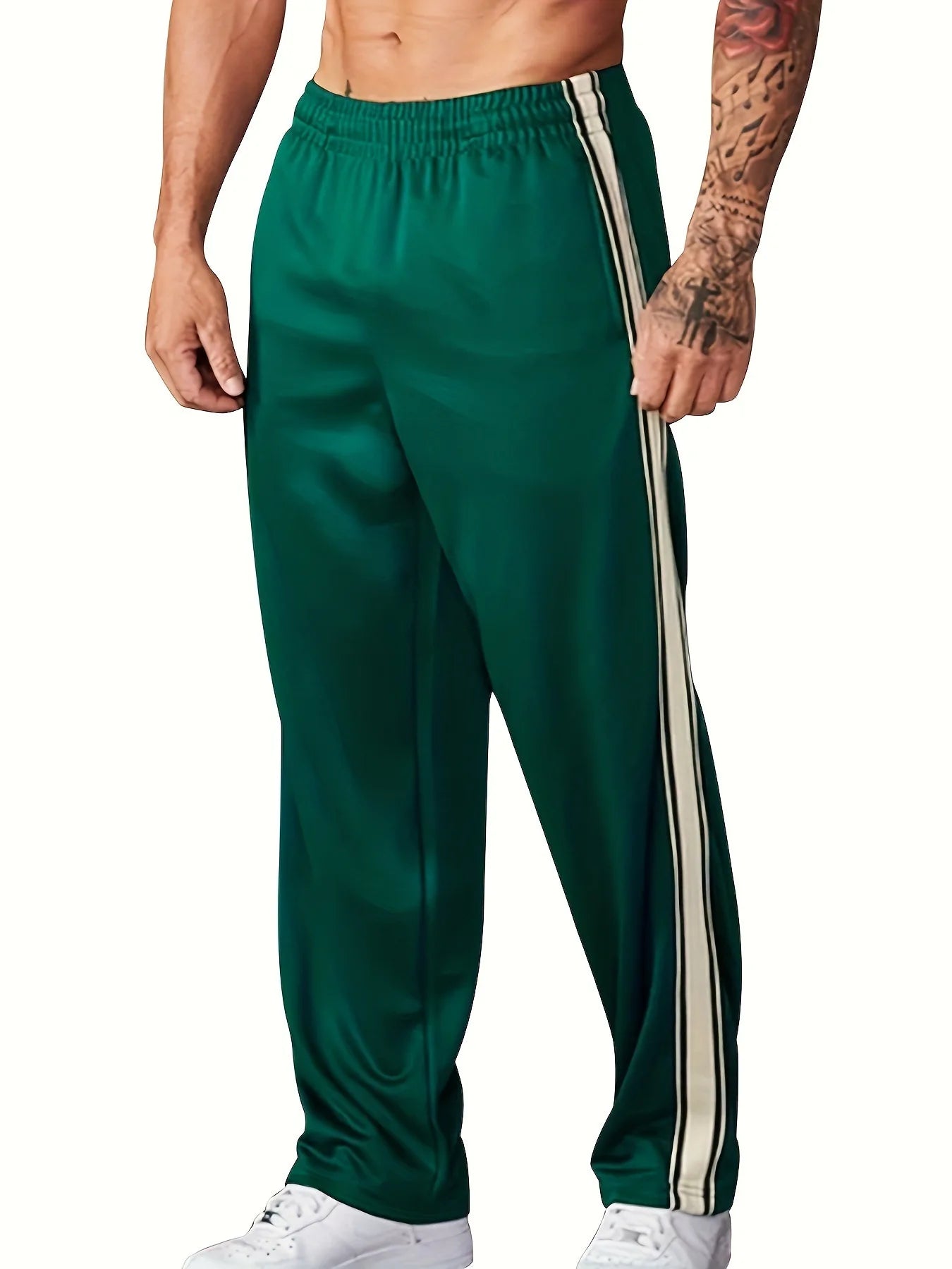 2025 New Summer Men's Casual Sports Pants Gym Workout Joggers Running Trousers for Men Waist Lightweight Quick Dry